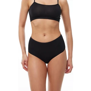 Kadın Siyah 2 Li Paket Modal Yüksek Bel Bato Slip Külot 1030 2M1030