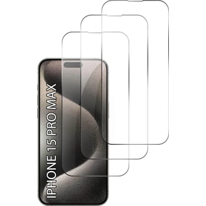 iPhone 15 Pro Max Cam Ekran Koruyucuları (3'lü Paket) 9h Temperli Cam