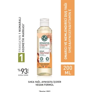 Yves Rocher Onarıcı ve Nemlendirici Duş Yağı 200 ml – Kuru, Yıpranmış ve Hassas Ciltler İçin Yoğun Bakım