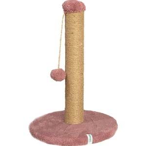 Yuvarlak Ponponlu Kedi Tırmalama Direği 52 cm Kedi Tırmalama Tahtası