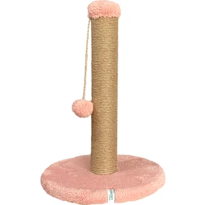 Yuvarlak Ponponlu Kedi Tırmalama Direği 52 cm Kedi Tırmalama Tahtası