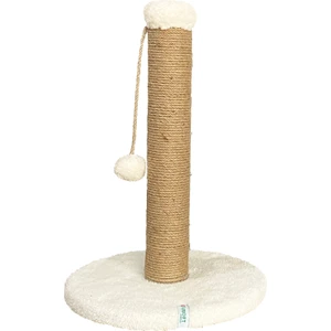 Yuvarlak Ponponlu Kedi Tırmalama Direği 52 cm Kedi Tırmalama Tahtası