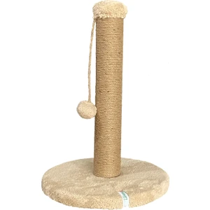 Yuvarlak Ponponlu Kedi Tırmalama Direği 52 cm Kedi Tırmalama Tahtası