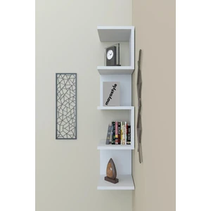 Zigzag Kitaplık Duvar Rafı