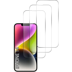 iPhone 14 Cam Ekran Koruyucuları (3'lü Paket) 9h Temperli Cam