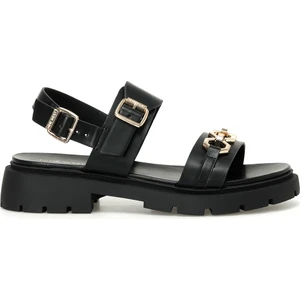 Nine West Monıw 4fx Siyah Kadın Düz Sandalet