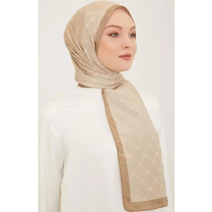 Trend Monogram Şal 2-122 - Krem