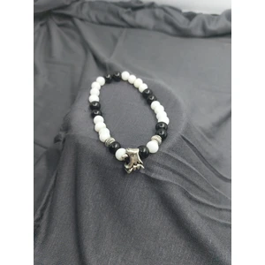 Siyah Beyaz Kartal Taraftar Bileklik - 1