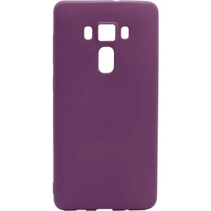 Megafox Teknoloji Asus Zenfone 3 ZE552KL Uyumlu Kılıf Premier Silikon Kapak, Mürdüm