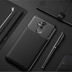Megafox Teknoloji Huawei Mate 20 Lite Uyumlu Kılıf Negro Silikon Kapak, Siyah