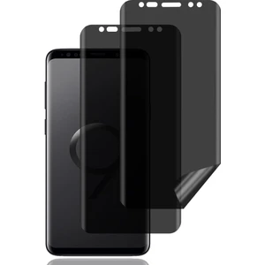 M.TK Moveteck Samsung Galaxy S9 Plus Ekran Koruyucu Hayalet Seramik Cam Mat Privacy Tam Kaplar Oval Kavisli