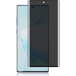 M.TK Moveteck Samsung Galaxy Note 10 Plus Ekran Koruyucu Hayalet Seramik Cam Mat Privacy Tam Kaplar Oval Kavisli