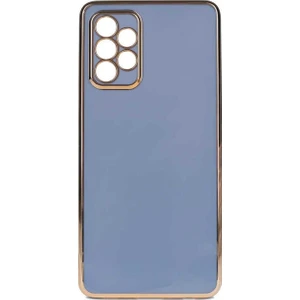 Megafox Teknoloji Samsung Galaxy A33 5g Uyumlu Kılıf Bark Kapak, Mavi Açık