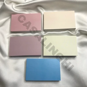 Yazısız Karışık Renkli Kart Tek Taraflı Tek Renk Boş Yazılabilir Mesaj Kartı 8 x 5 cm 20 Adet