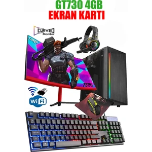 Dmc N42X Intel Core I5 3470,16GB Ram,256GB SSD,4GB GT730,23.8" Curved Monitör Masaüstü Oyun Bilgisayarı