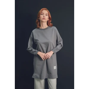 Basic Bisiklet Yaka Tunik