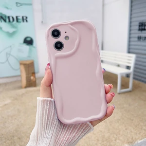Apple iPhone 11 Uyumlu Kılıf Zebana Wave Mat Silikon Kılıf Rose Gold
