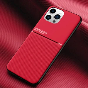 Apple iPhone 15 Pro Uyumlu Kılıf Zebana Design Silikon Kılıf Kırmızı
