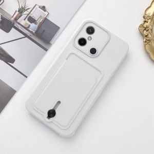 Xiaomi Redmi 12C Uyumlu Kılıf Zebana Kartlıklı Sweet Yumuşak Silikon Kılıf Beyaz