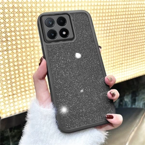 Xiaomi Poco X6 Pro 5g Uyumlu Kılıf Zebana Işıltım Silikon Kılıf - Kamera Lens Korumalı Siyah