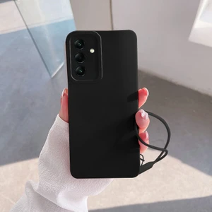 Samsung Galaxy A15 5g Uyumlu Kılıf Zebana Love Yumuşak Silikon Kılıf Siyah