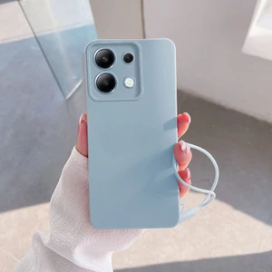 Xiaomi Poco M6 Pro Uyumlu Kılıf Zebana Love Yumuşak Silikon Kılıf Açık Mavi
