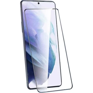 Samsung Galaxy S21 Plus Tam Kaplayan Edge Seramik Ekran Koruyucu Siyah