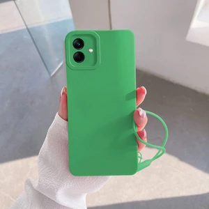 Samsung Galaxy A05 Uyumlu Kılıf Zebana Love Yumuşak Silikon Kılıf Açık Yeşil