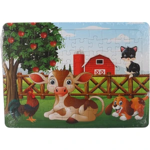 80 Parça  Çocuk Puzzle Kırmızı Elmalar