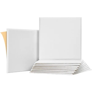 Duvarlar Için 10 Paket Ses Geçirmez Paneller, Kendinden Yapışkanlı Akustik Paneller 12X12X0.4IN Kayıt Stüdyosu, Ofis, Ev, C (Yurt Dışından)