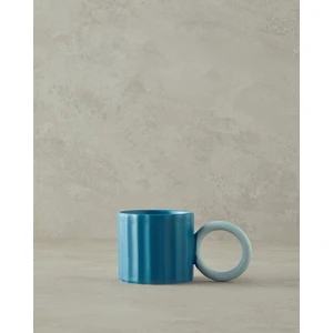 English Home Angled New Bone China Kupa Turkuaz