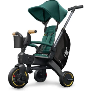Liki Trike Tek Parça Katlanır 3 Tekerlekli Bebek Bisikleti S5 - Racing Green
