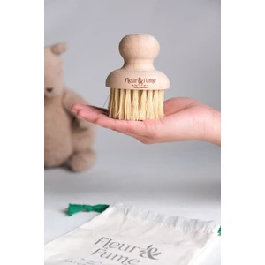 Fleur & Fume Tampiko Otu Ahşap Sapsız Gıda Temizleme Fırçası(Büyük Boy)
