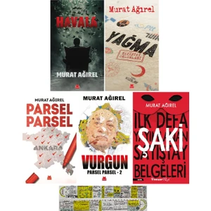 Havala - Yağma - Şaki - Murat Ağırel 5'li Set + Matematik Öğreten Cetvel