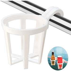 Plastik Bardaklık Ø22-25MM Vardevelaya Asma Iç Çap 66-74MM