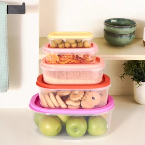 Mila 5'li Saklama Kabı Renkli