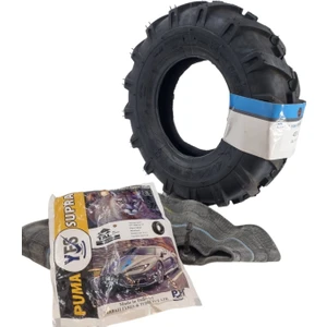 Ag Tarla/bahçe/zirai Motosiklet Lastiği4.00-8 Tt( Iç Lastikle Kullanımama Uygundur)+ Içlastik Set
