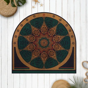 B Home Kapı Içi Halı Paspas - Mandala