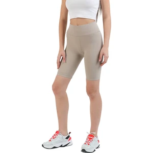 Yüksek Bel Toparlayıcı Kısa Şort Spor Fitilli Biker Tayt