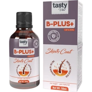 Tasty Vital Kediler Için Plus B Damla 50ml (Kedi Tüy Dökümü Önleyici Damla)