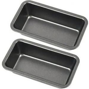2 Adet Ekmek Tavaları Pişirme Için Yapışmaz Karbon Çelik Somun Tava Tepsisi Tost Kalıp Kek Somun Pasta Tost Kutusu Fırın Tepsisi Bakeware (Yurt Dışından)