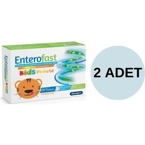 Enterofast Kids Probiotic 20 Flakon 2 Adet