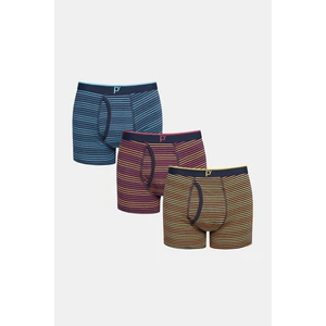 Mixed Çok Renkli 3lü Boxer