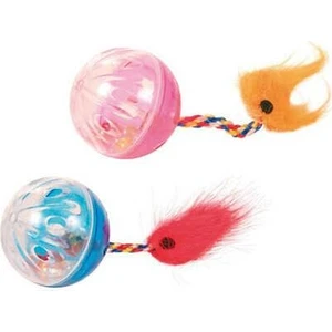 Kedi Oyuncağı, Zilli Top 4, 5cm (2Ad)