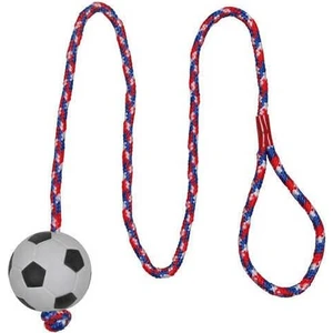 Köpek İpli Kauçuk Top Oyuncağı 6cm , 1M