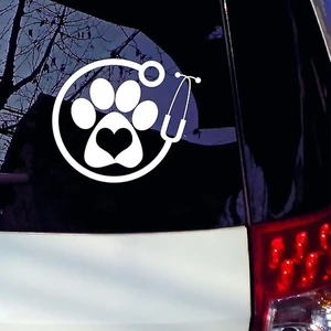 Hediyene Bak Veteriner Araç, Araba, Motorsiklet, Kask, Laptop,cam Sticker