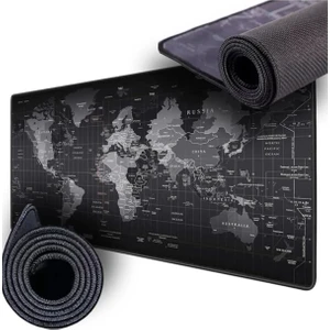 Büyük Boy Xxl Mouse Pad Dünya Haritası Desenli 90X40CM Oyuncu Gamer Gaming Mouse Pad Yüksek Kalite