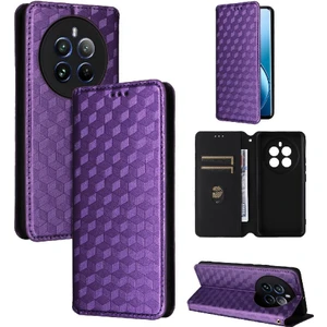Manyi Mall Realme 12 Pro/12 Pro Artı 5g Kart Yuvaları Tutucu 3D Desen Pu (Yurt Dışından)