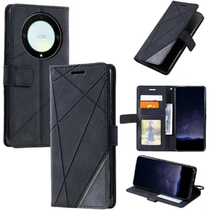 Manyi Mall Onur X9A 5g Manyetik Kart Tutucu Için Kılıf Kickstand Cüzdan Flip Folio Pu (Yurt Dışından)