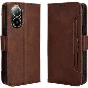Manyi Mall Realme C67 4g Deri Cüzdan Kapak Manyetik Kapatma Için Kılıf Ayarlanabilir (Yurt Dışından)